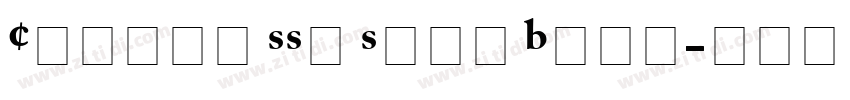 Caslon SSi Semi Bold字体转换